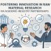 Fostering Innovation in Raw Material Research via Academic–Industry Partnerships