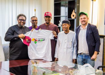 Photo News: AfriSports Consult is a foreign partner to AllSports Consult whose CEO is the Sports Consultant to RMRDC together with the CEO’s of the Sports consortium and it’s Management Team held a strategic meeting with the DG of RMRDC on Sports Development for RMRDC