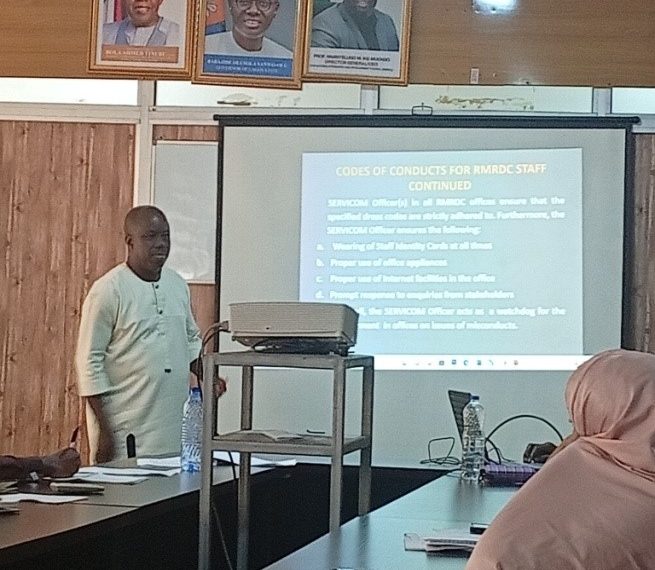 RMRDC Lagos Office Trains Staff on Ethics, Discipline and Service Excellence to Boost Mandate Delivery