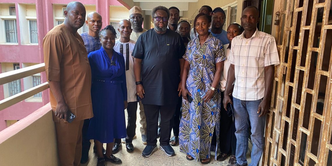 Prof. Ike-Muonso Visits Ondo RMRDC Office, Moves to Address Staff Welfare, Infrastructure Gaps